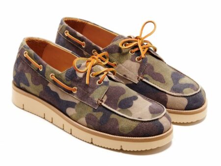 Hopkins Men's Boat Shoes Camouflage
