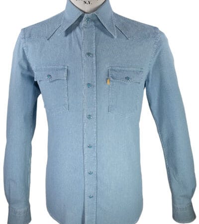 Western Shirt in Japanese Denim