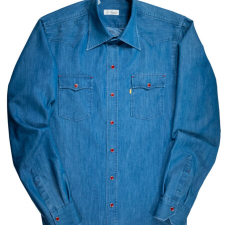 Western Shirt in Japanese Denim