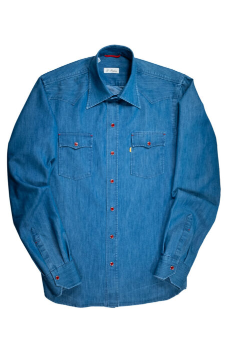 Western Shirt in Japanese Denim