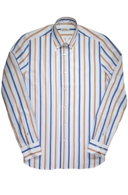 Exclusive Blue Beige Striped Shirt