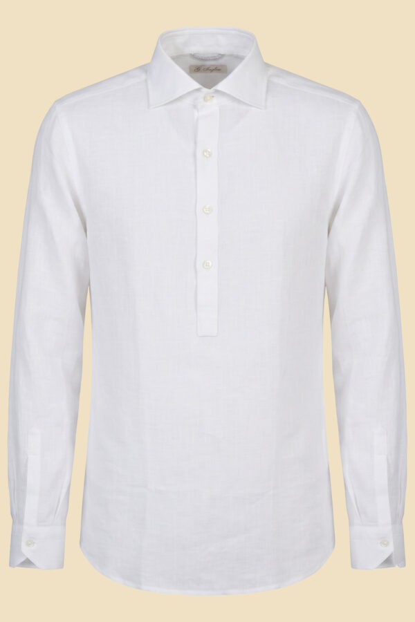 Gianni Agnelli Linen Polo Shirt