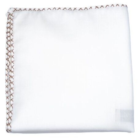 Cotton and Cashemere with Cross Stitch Pocket Square