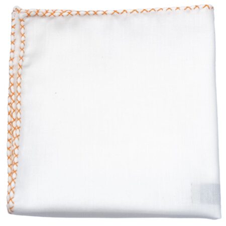 Cotton and Cashemere with Cross Stitch Pocket Square