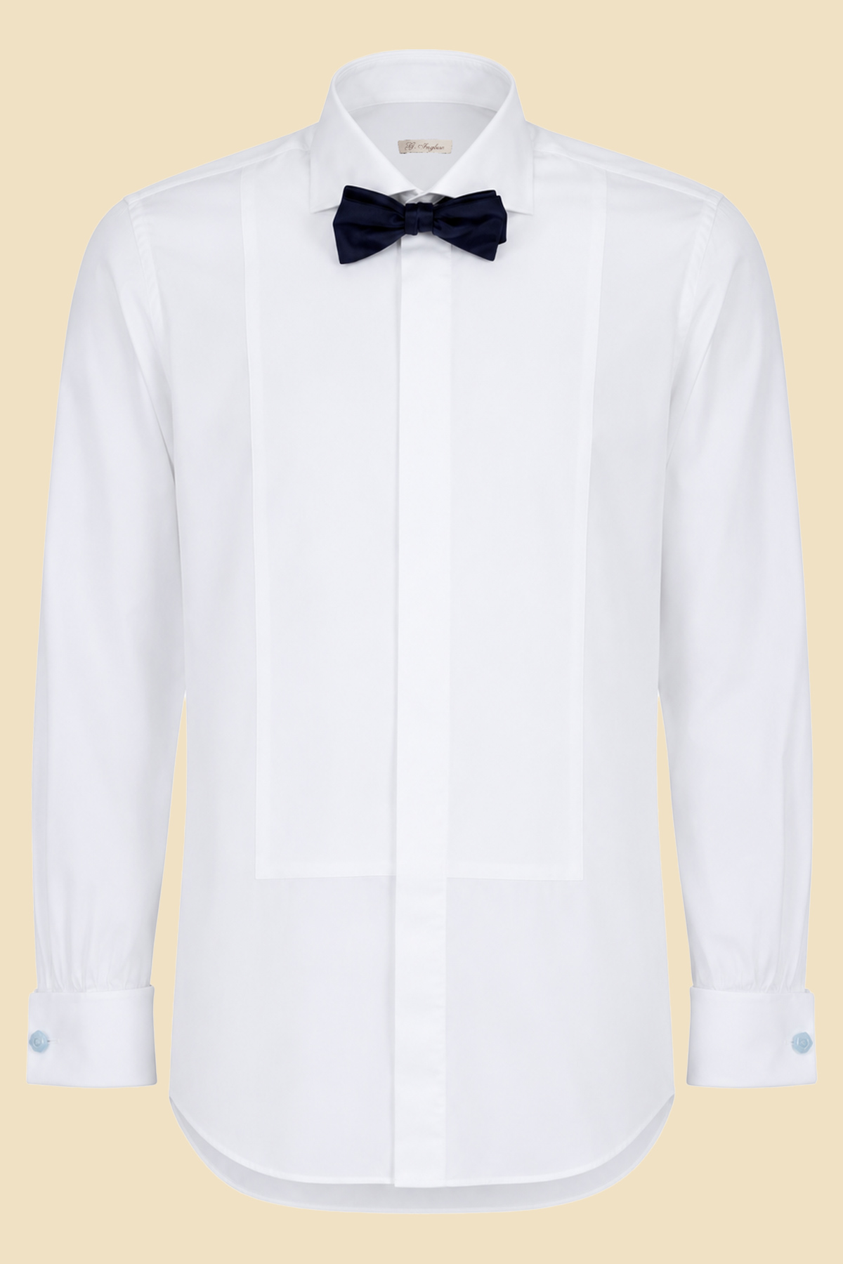 White Tuxedo Bib Shirt