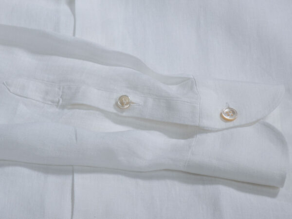 Camicia Cervia in lino sartoriale su misura G. Inglese