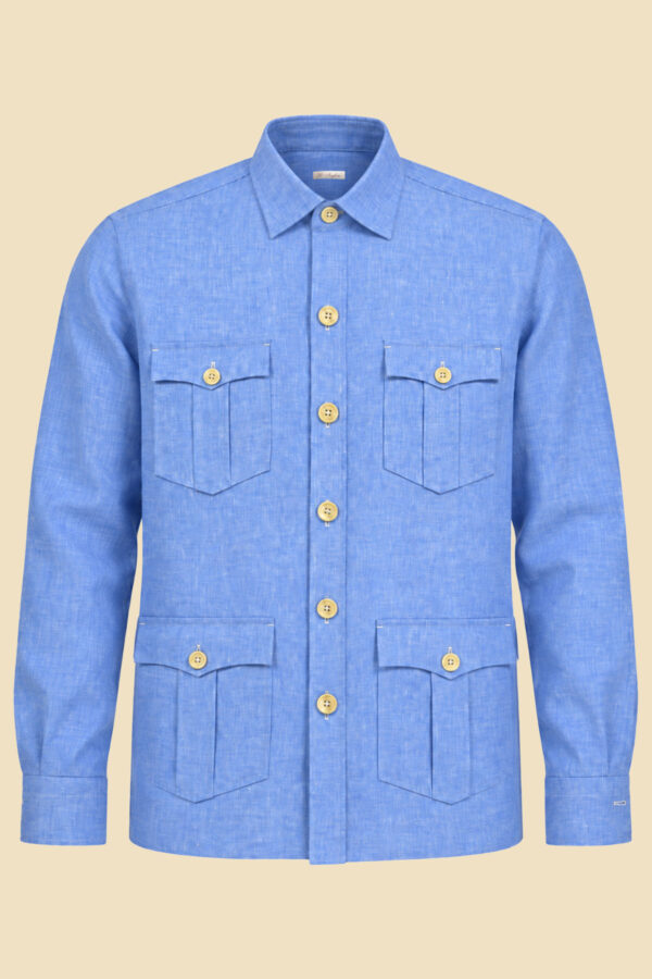 Pure Linen Safari Jacket