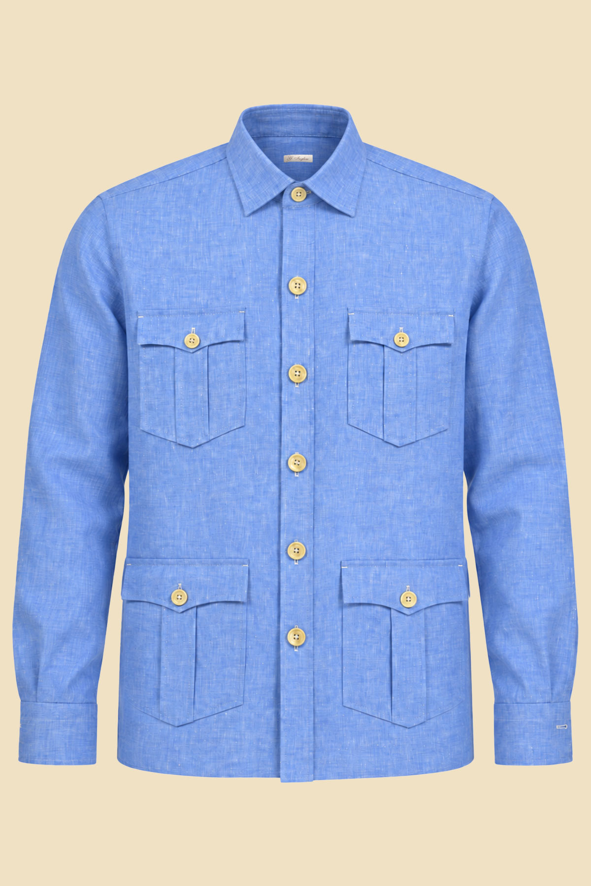 Pure Linen Safari Jacket