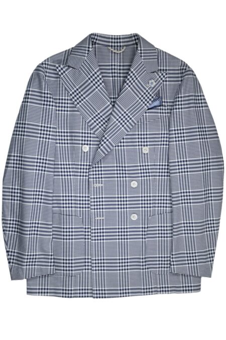 Prince of Galles Cotton Double-Breast Jacket