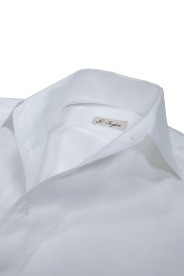 Collo Camicia Capri in lino sartoriale su misura G. Inglese