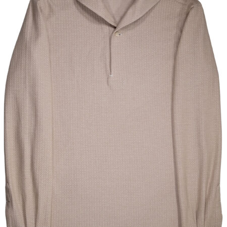 Beige Cotton Elvis Polo