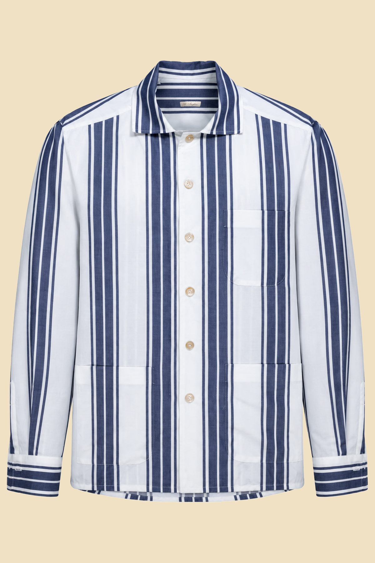 Blue Exclusive Stripe Safari Jacket