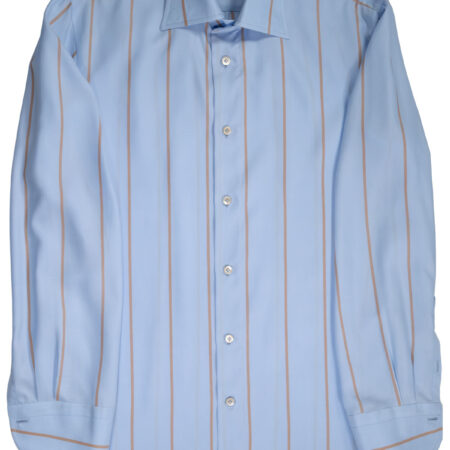 Vintage Blue Striped Shirt