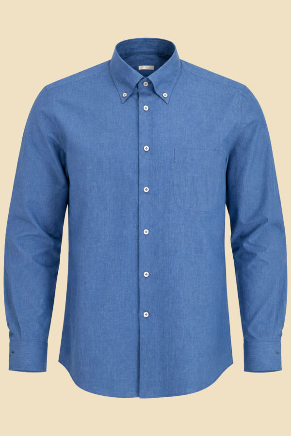 Carlo Riva Denim Button-Down Shirt