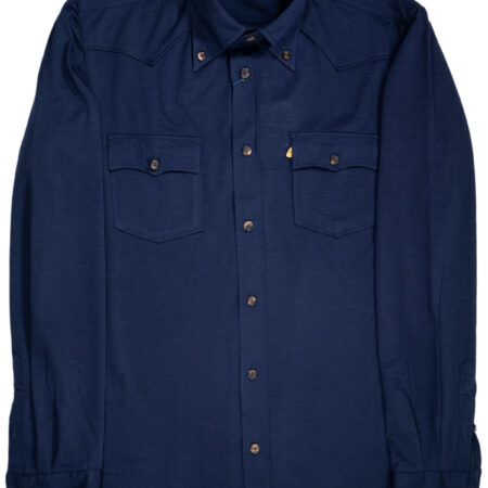 Wool Jersey Western Shirt