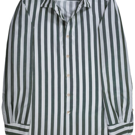 Exclusive Green Striped Shirt