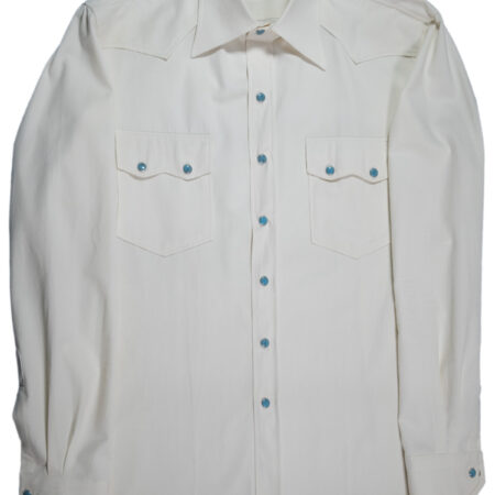 White Denim Western Shirt