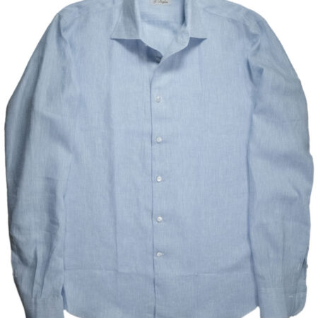 Capri Light Blue Linen Shirt