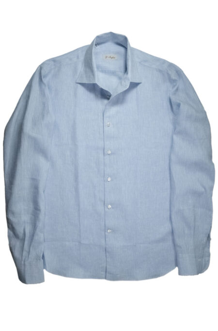 Capri Light Blue Linen Shirt