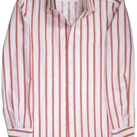 Red Striped Cotton Shirt