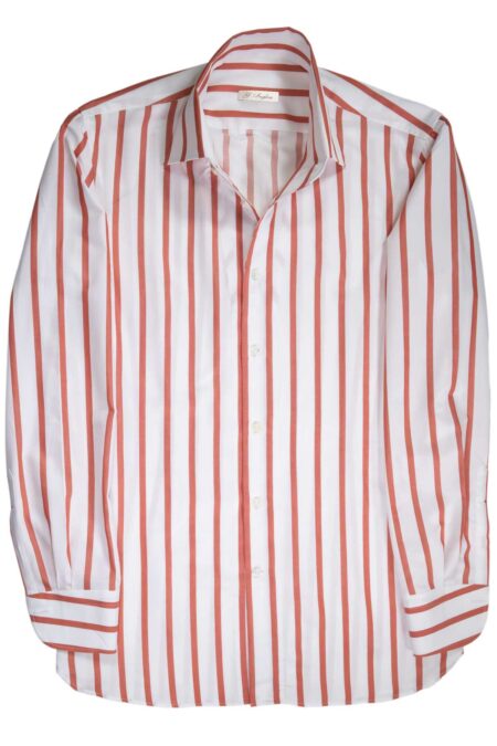 Red Striped Cotton Shirt