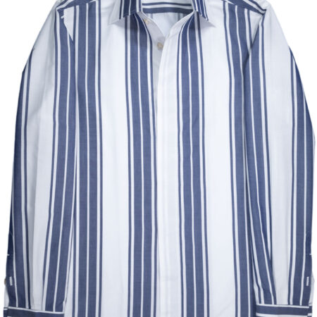 Exclusive Blue Striped Capri Shirt