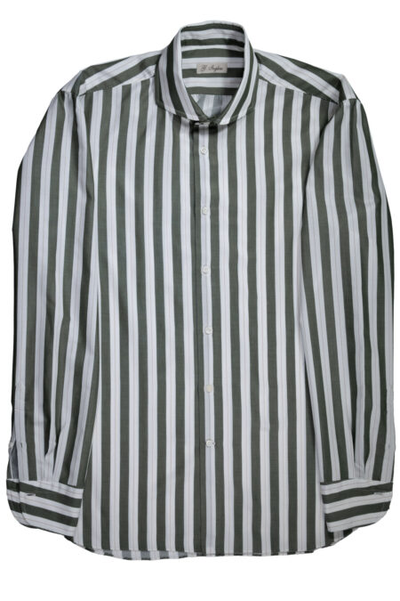Exclusive Green Striped Shirt