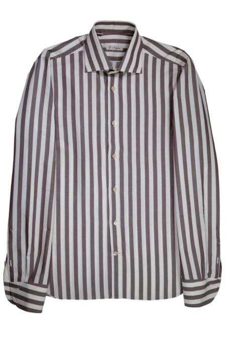 Exclusive Brown Striped Shirt