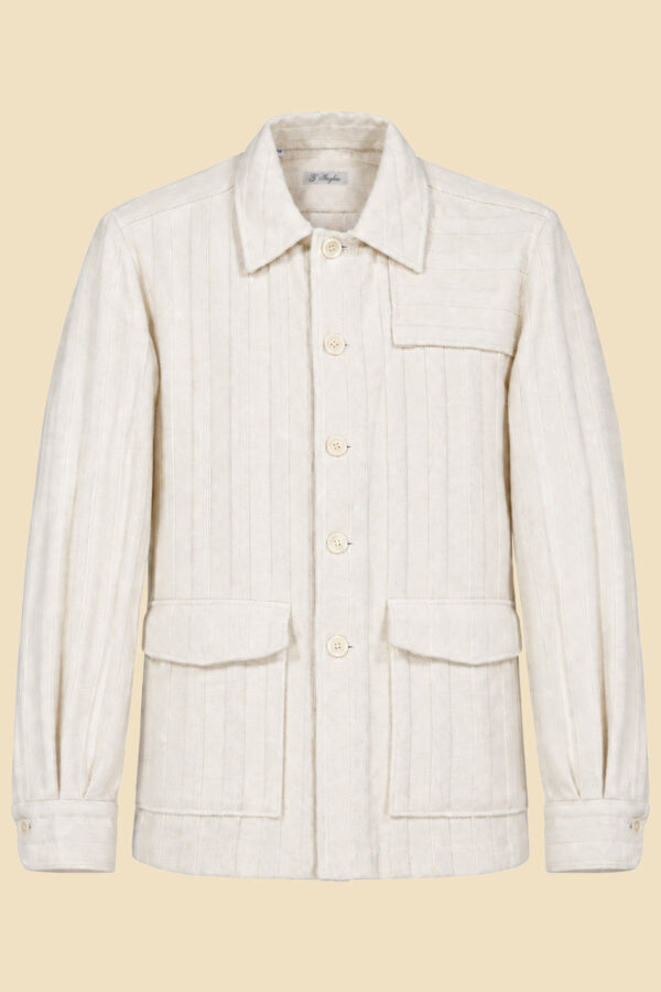 White Wool Ernest Jacket