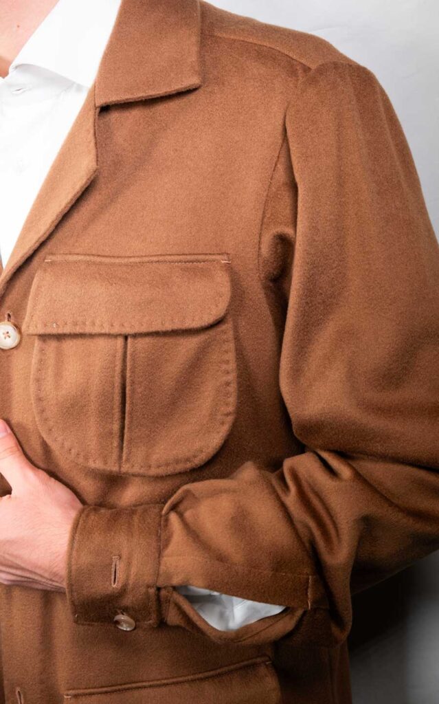 Ginglese Cashmere Sahariana