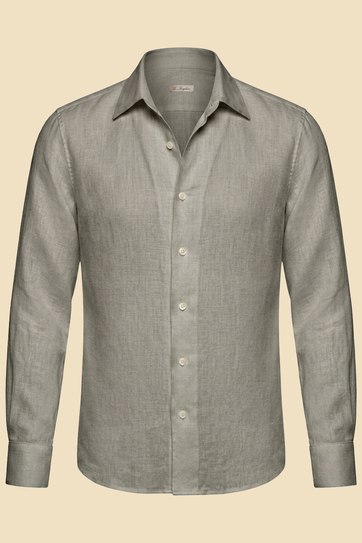Beige Linen Capri Shirt