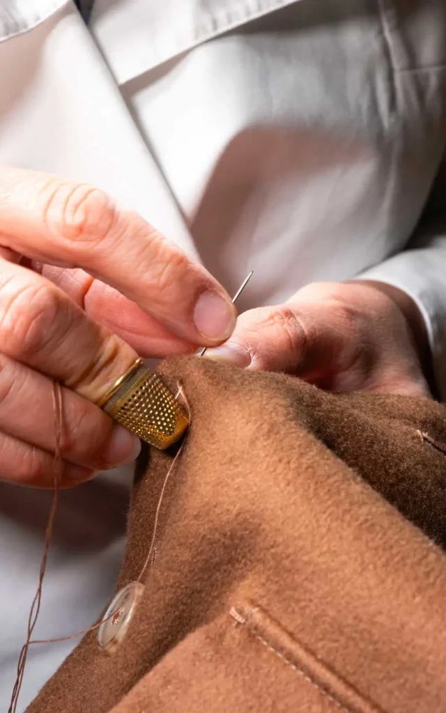 Sahariana sartoriale artigianale G. Inglese fatta a mano in Italia.