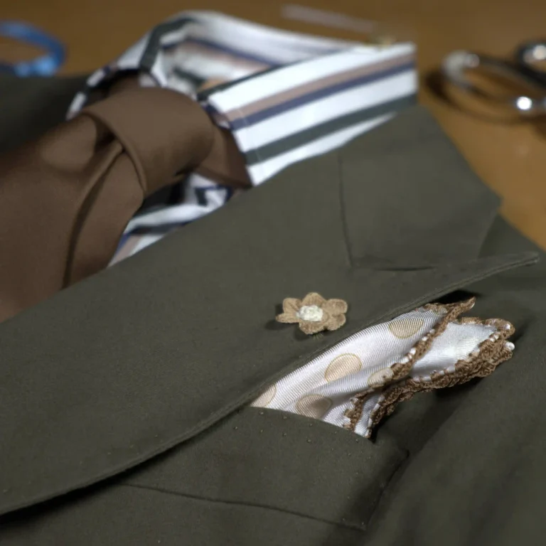 Accessori sartoriali su misura G. Inglese realizzati artigianalmente in Italia.
