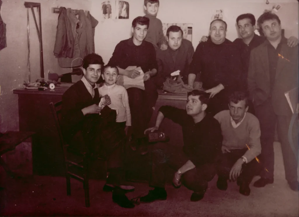La sartoria storica G. Inglese a Ginosa nel 1970, dove ha avuto inizio l’eccellenza sartoriale italiana.