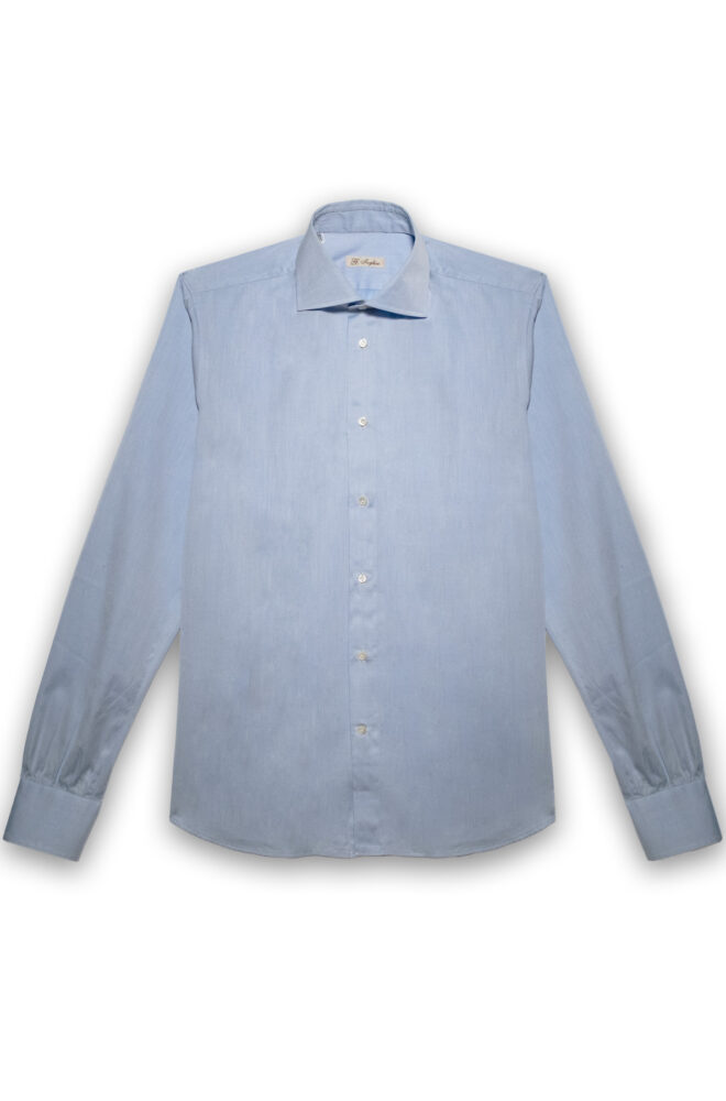 Light Blue Poplin Shirt
