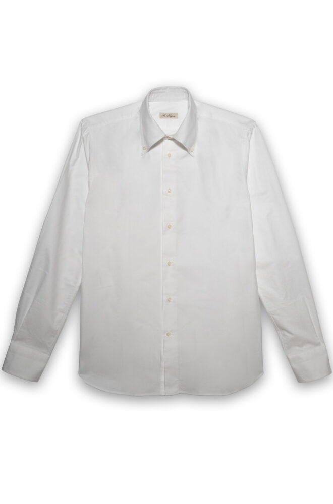 White Oxford Button-Down Shirt