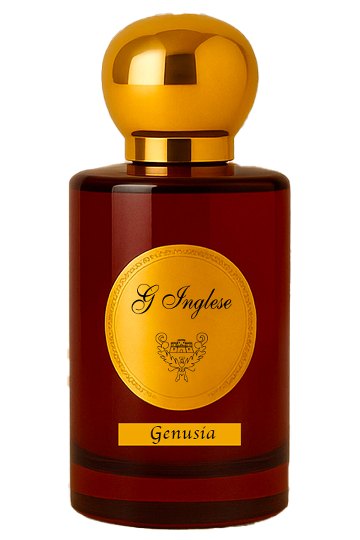 Genusia perfume – elegant intense fragrance with ancient rose and incense, handmade in Italy by G. Inglese