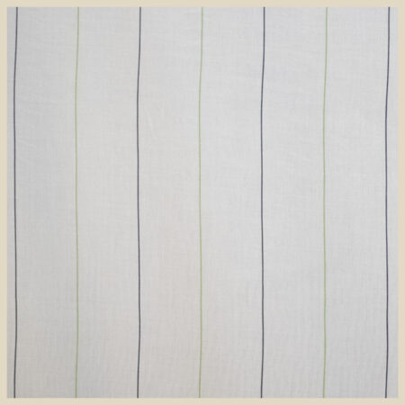Green and Blue Exclusive G. Inglese Stripe in Poplin