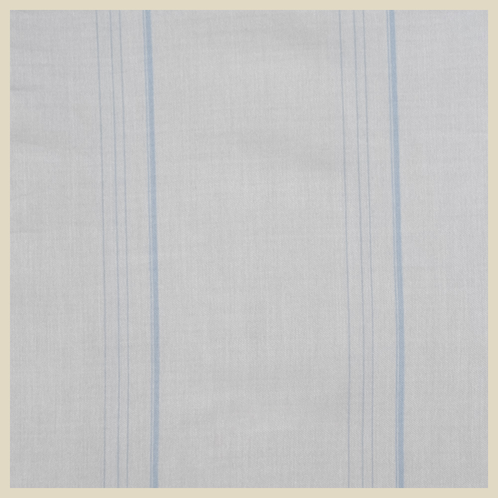 Light Blue Exclusive G. Inglese Stripe in Poplin