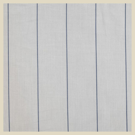 Navy Blue Exclusive G. Inglese Stripe in Poplin