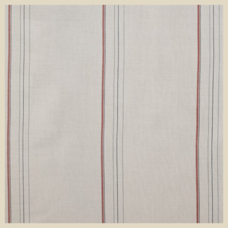 Red Blue and Grey Exclusive G. Inglese Stripe in Poplin