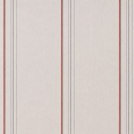 Red, Blue and Grey Exclusive Triple Line Striped Poplin