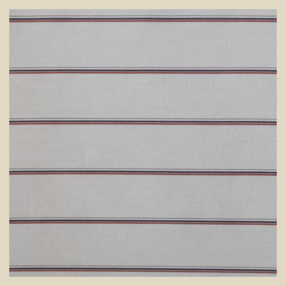 Red and Blue Exclusive G. Inglese Stripe in Poplin