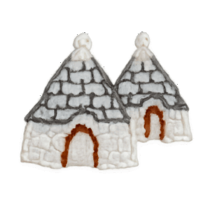 Hand embroidered trullo