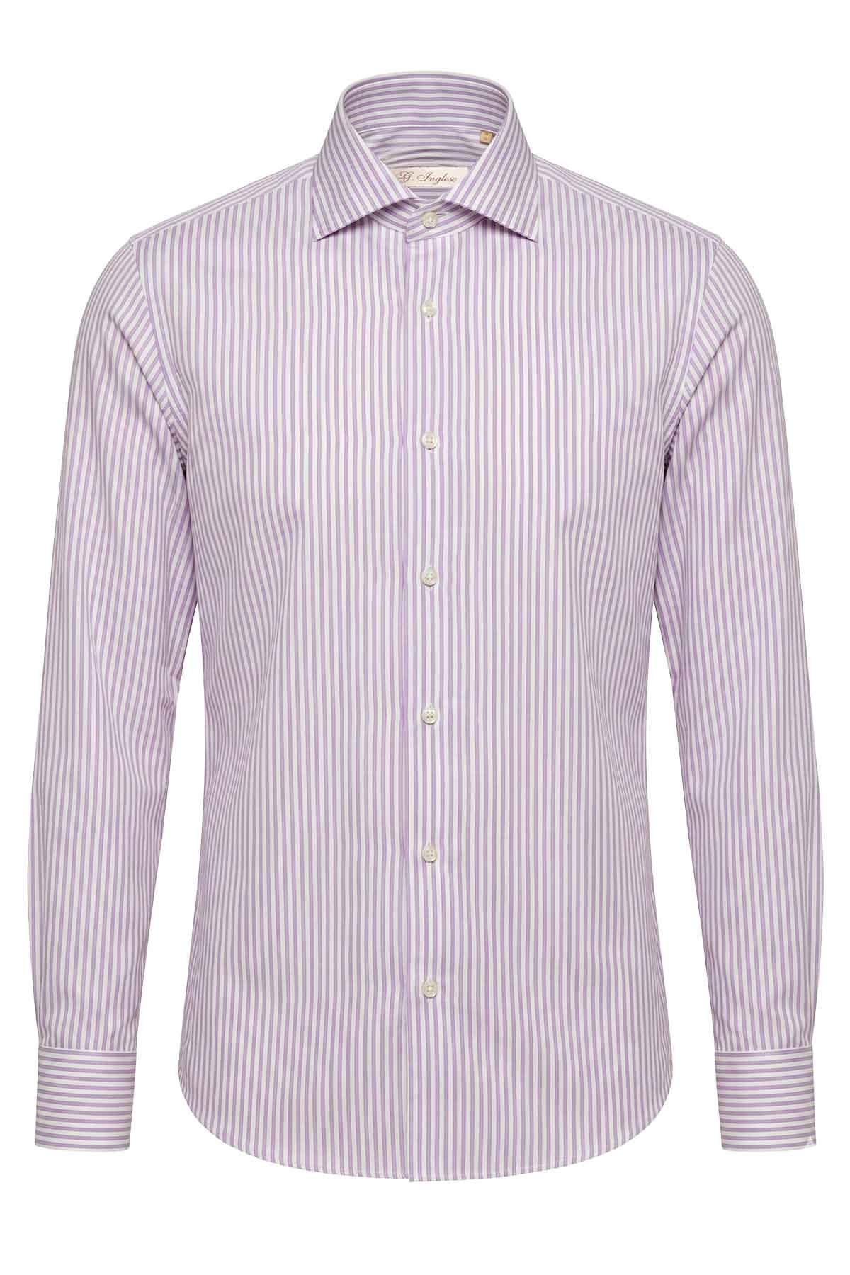 Brushed Cotton Striped Shirt