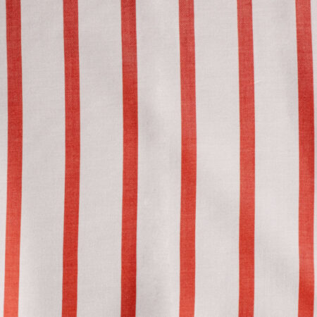 Large Red Striped Poplin