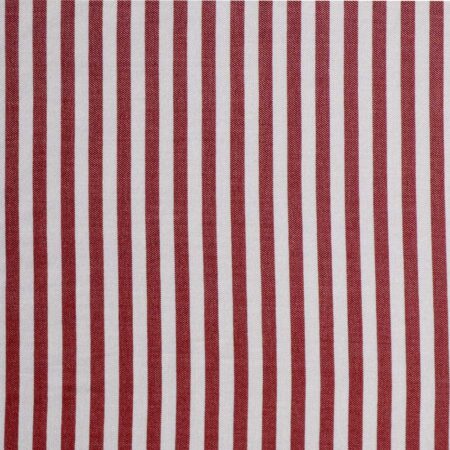 Red Striped Twill