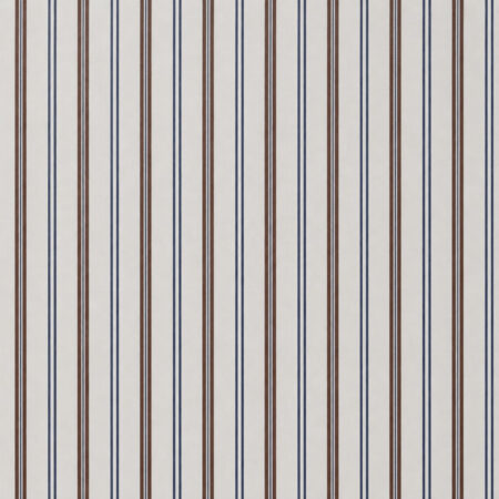 Brown and Blue Alternating Striped Twill