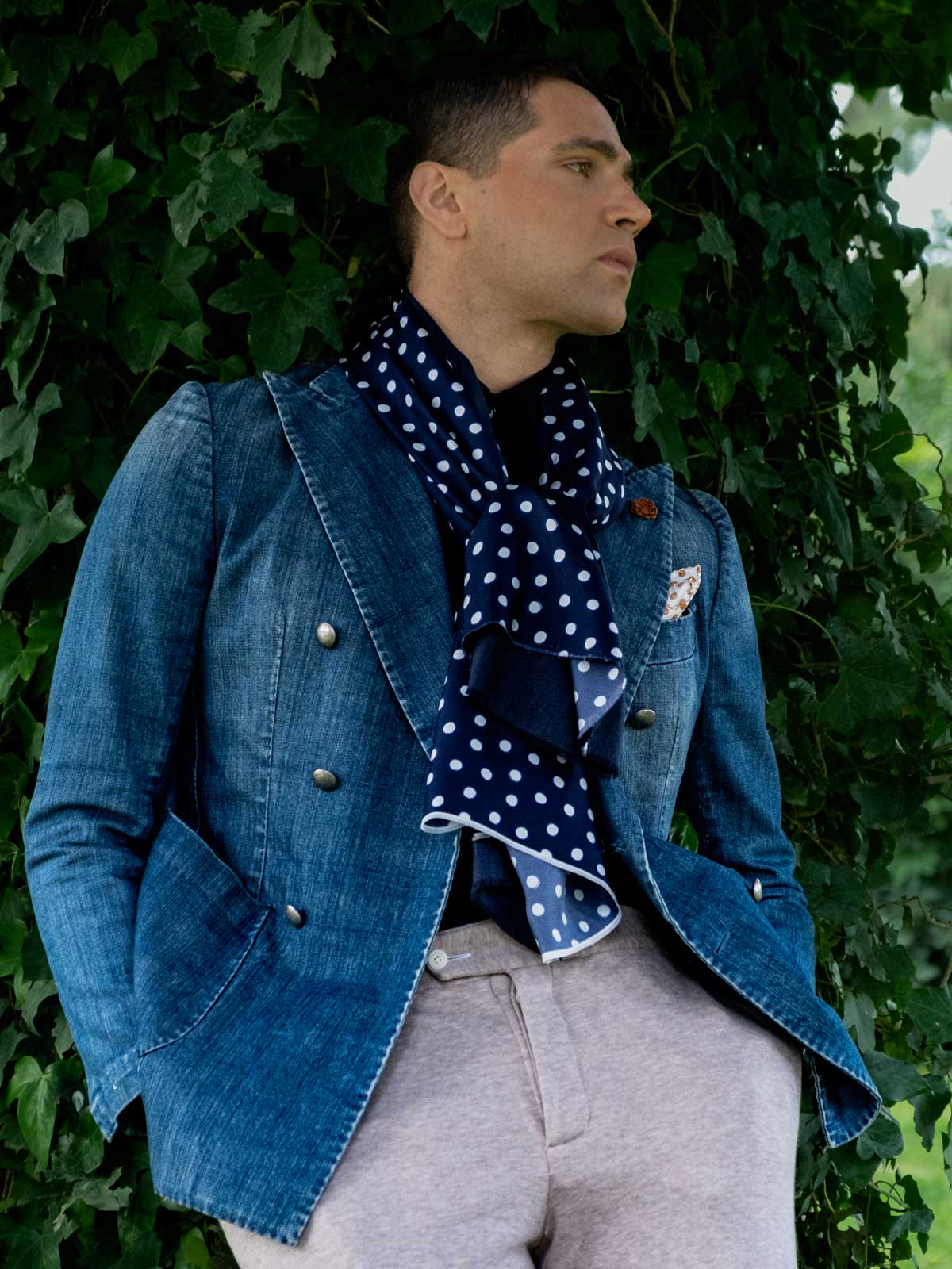 Fil-à-Fil Cotton Shirt – Handmade in Italy by G. Inglese