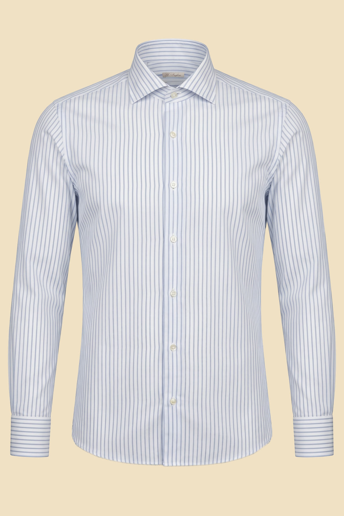 Light Blue Striped Shirt